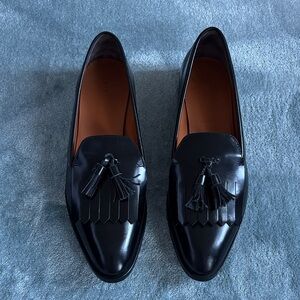 Everlane Classic Black Tassel Loafers